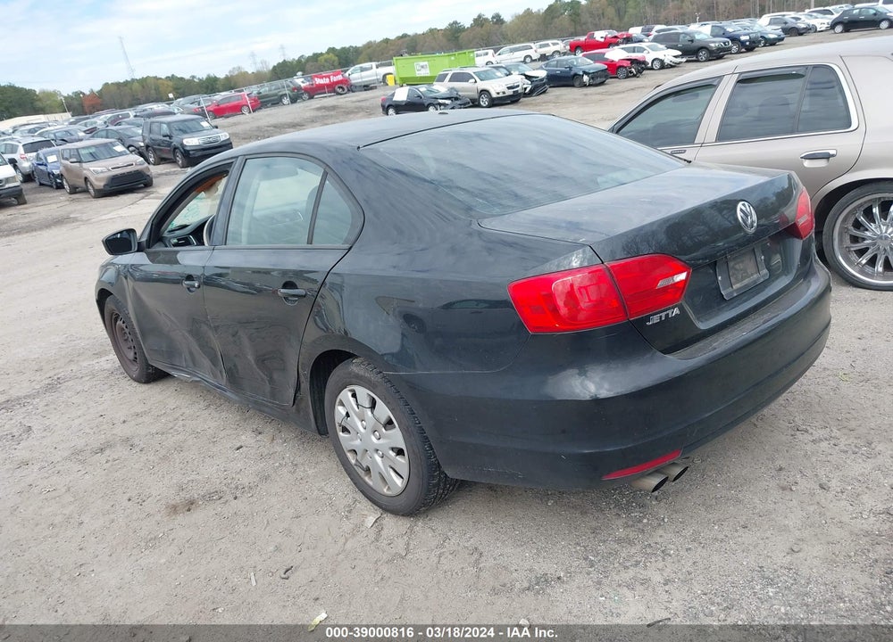 2012 VOLKSWAGEN JETTA VIN: 3VW2K7AJ7CM393562