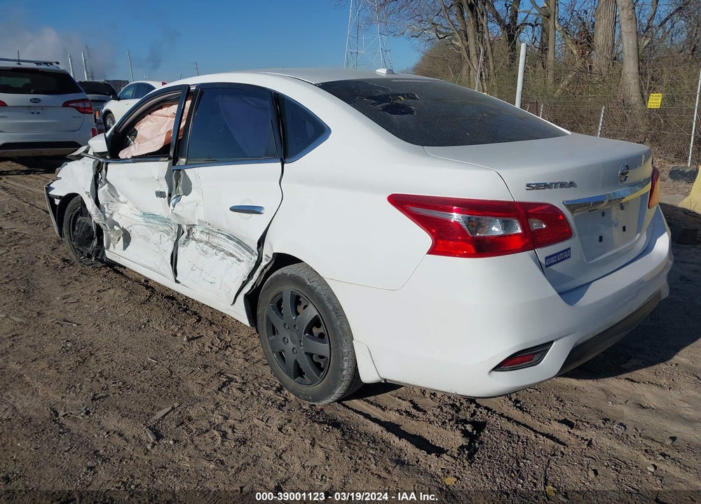 2016 NISSAN SENTRA SV VIN: 3N1AB7AP7GY325699