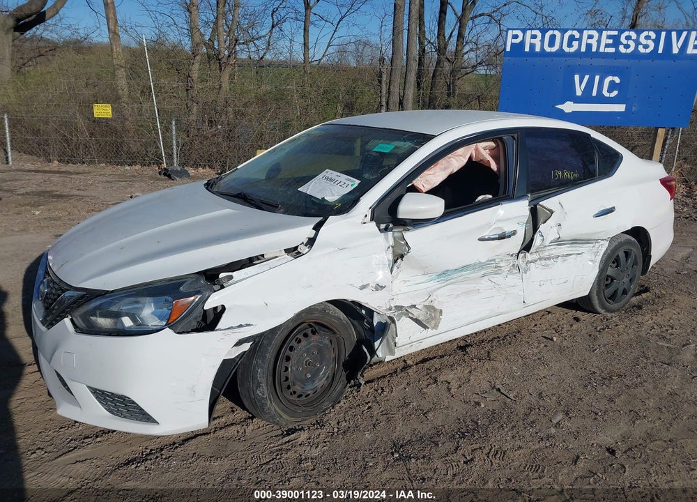 2016 NISSAN SENTRA SV VIN: 3N1AB7AP7GY325699