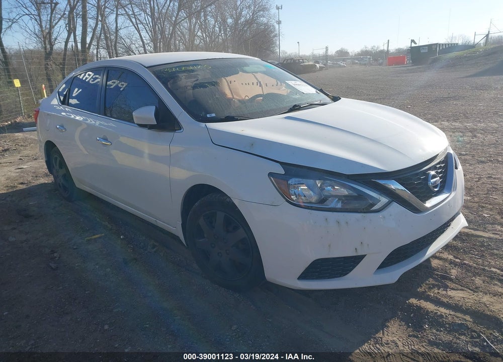 2016 NISSAN SENTRA SV VIN: 3N1AB7AP7GY325699