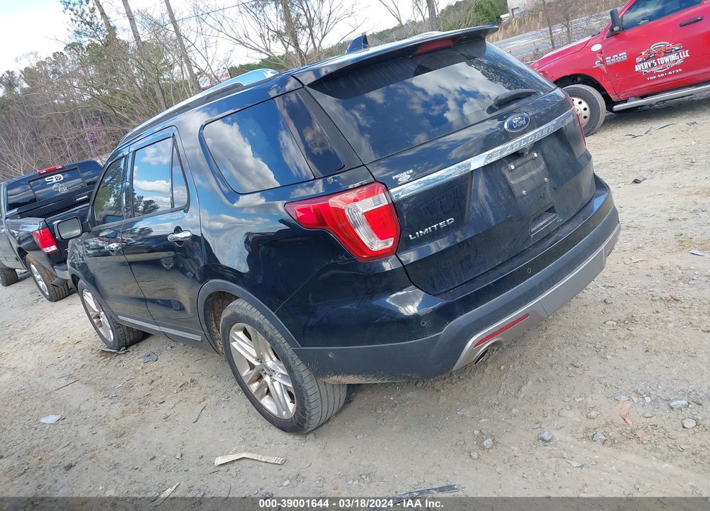 2017 FORD EXPLORER LIMITED VIN: 1FM5K7F89HGD76684