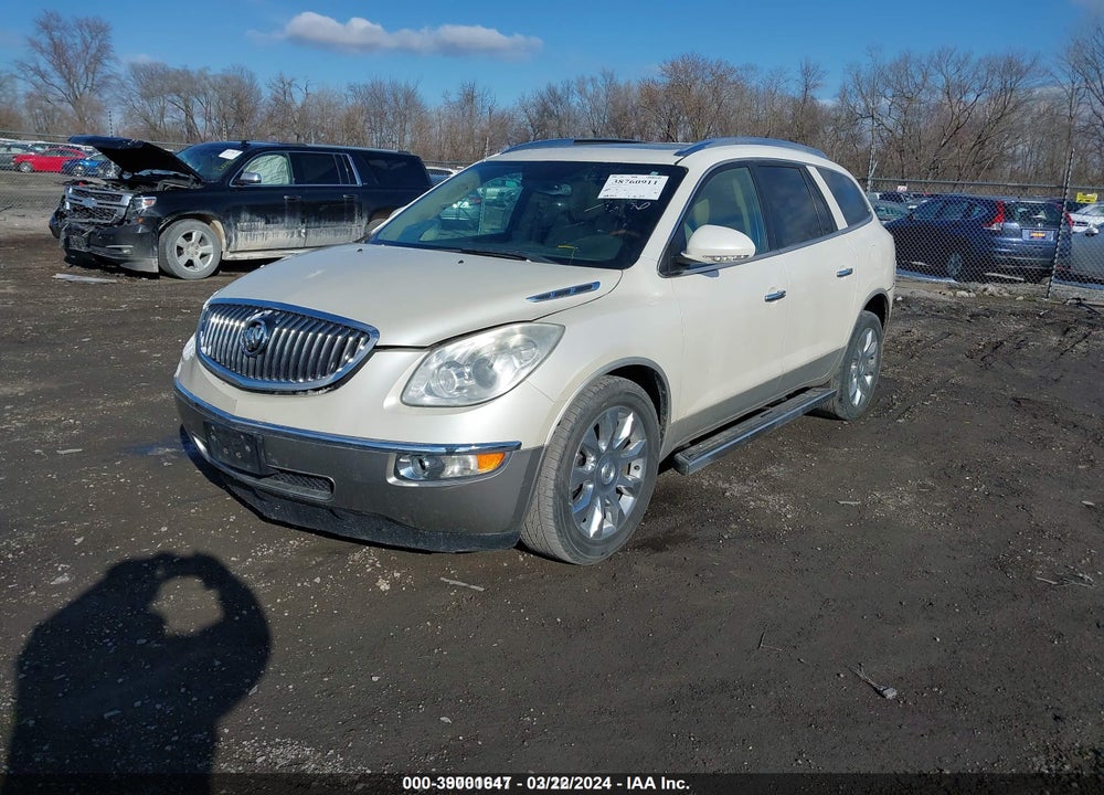 2012 BUICK ENCLAVE PREMIUM VIN: 5GAKRDED9CJ127086