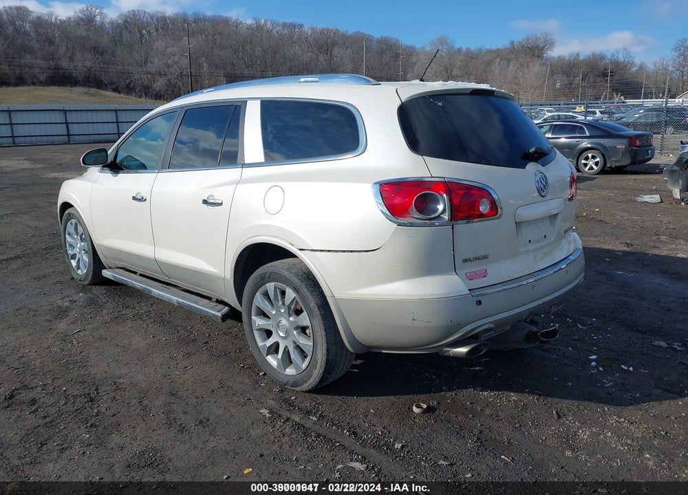 2012 BUICK ENCLAVE PREMIUM VIN: 5GAKRDED9CJ127086