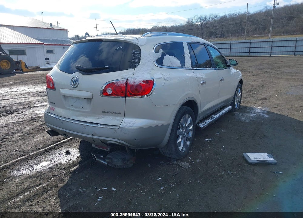2012 BUICK ENCLAVE PREMIUM VIN: 5GAKRDED9CJ127086