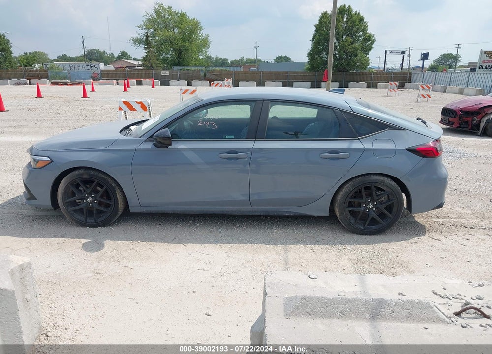 2022 HONDA CIVIC SPORT VIN: 19XFL2H85NE011050