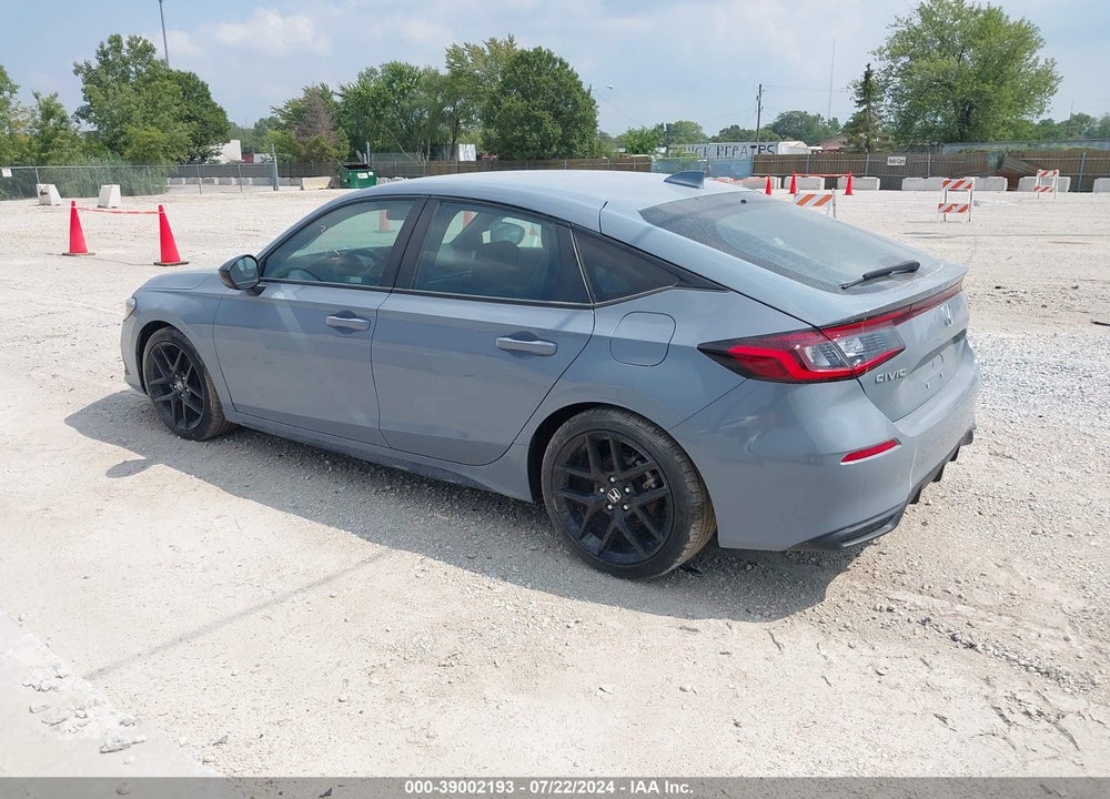 2022 HONDA CIVIC SPORT VIN: 19XFL2H85NE011050