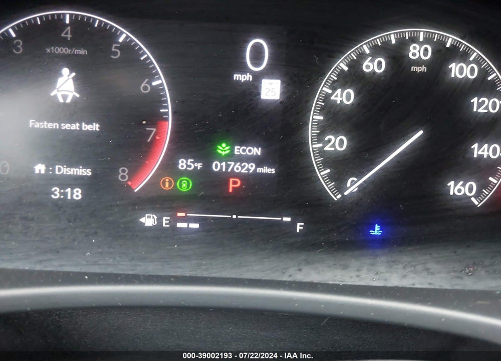 2022 HONDA CIVIC SPORT VIN: 19XFL2H85NE011050