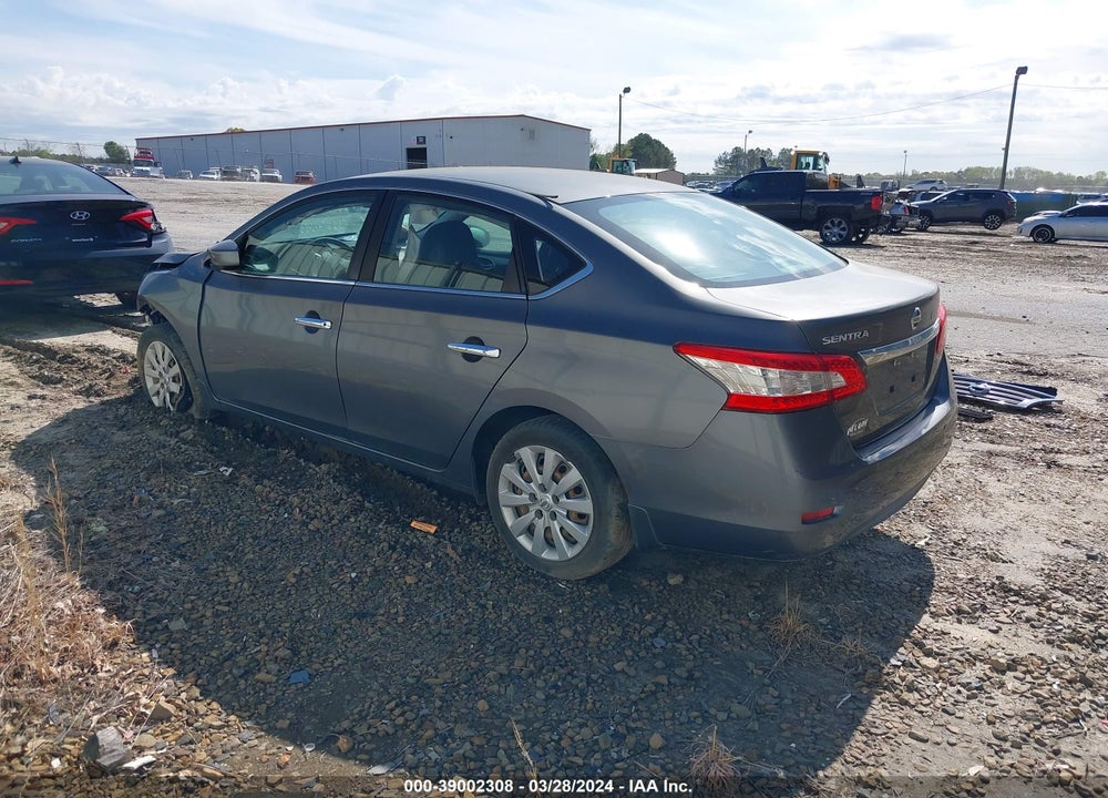 2015 NISSAN SENTRA S VIN: 3N1AB7AP9FY328814