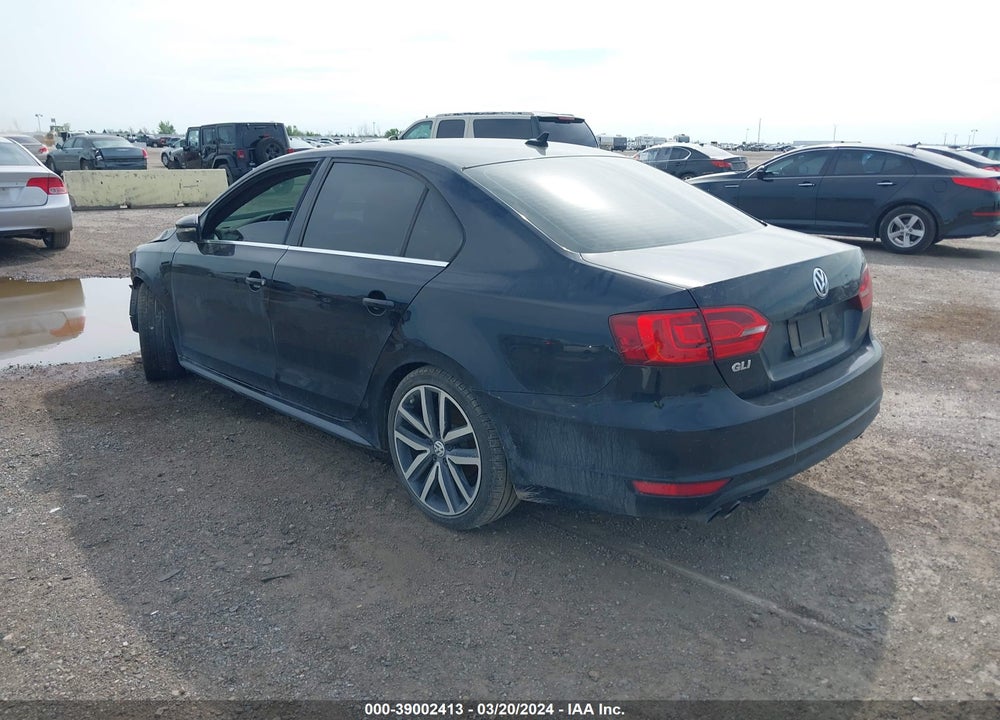 2012 VOLKSWAGEN JETTA GLI AUTOBAHN VIN: 3VW487AJ1CM019620