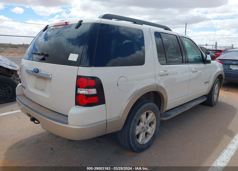 2008 FORD EXPLORER EDDIE BAUER VIN: 1FMEU64E98UA32268