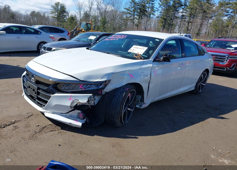 2022 HONDA ACCORD SPORT VIN: 1HGCV1F34NA001693