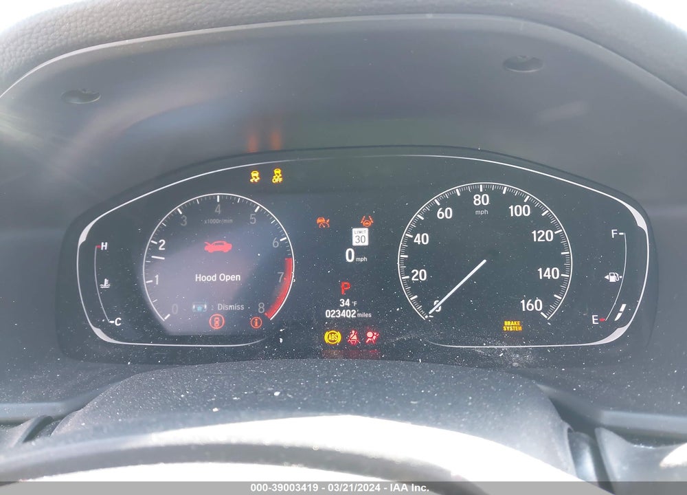 2022 HONDA ACCORD SPORT VIN: 1HGCV1F34NA001693