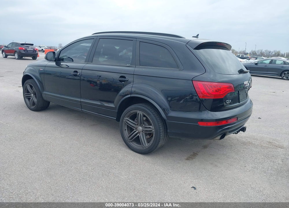 2014 AUDI Q7 3.0T S LINE PRESTIGE VIN: WA1DGAFE7ED013828