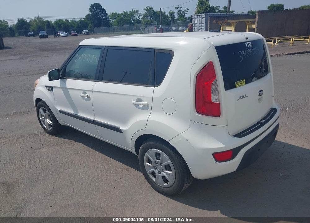 2013 KIA SOUL VIN: KNDJT2A51D7507911