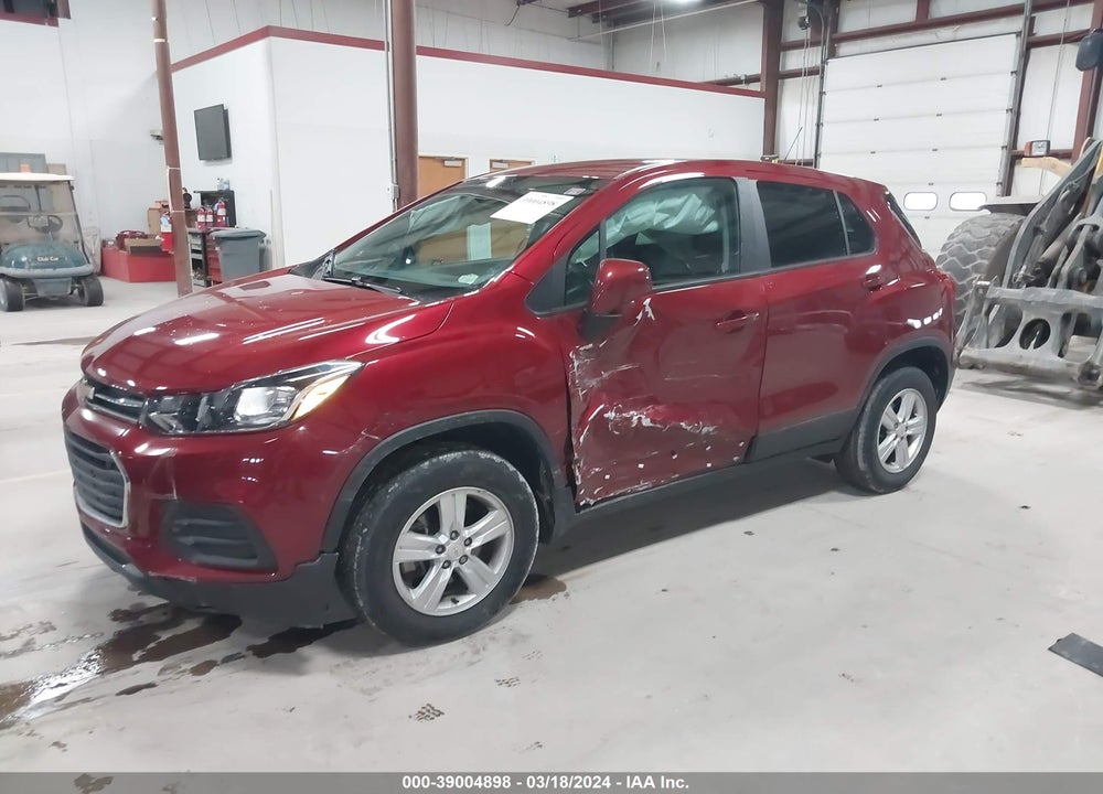 2021 CHEVROLET TRAX VIN: KL7CJNSB0MB348457
