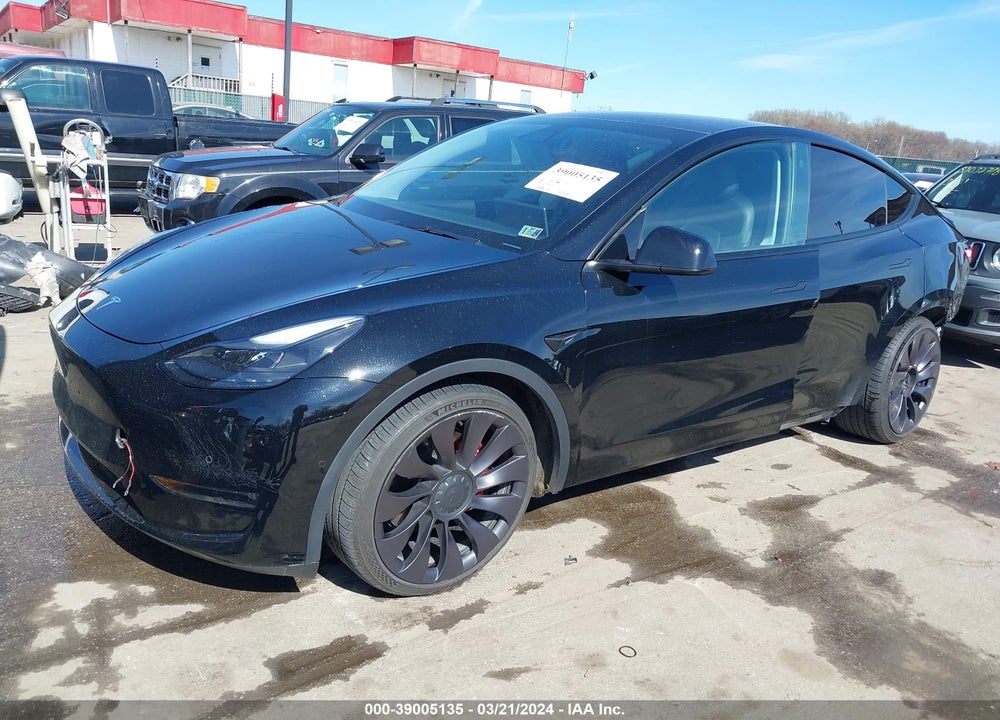 2021 TESLA MODEL Y PERFORMANCE DUAL MOTOR ALL-WHEEL DRIVE VIN: 5YJYGDEF3MF267109