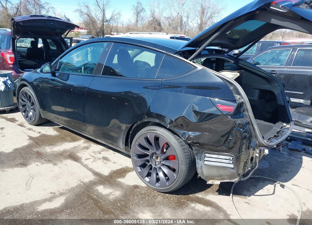 2021 TESLA MODEL Y PERFORMANCE DUAL MOTOR ALL-WHEEL DRIVE VIN: 5YJYGDEF3MF267109