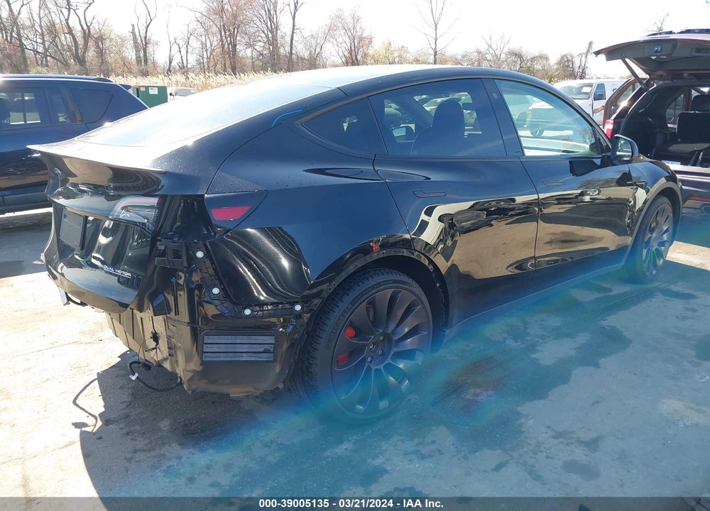 2021 TESLA MODEL Y PERFORMANCE DUAL MOTOR ALL-WHEEL DRIVE VIN: 5YJYGDEF3MF267109