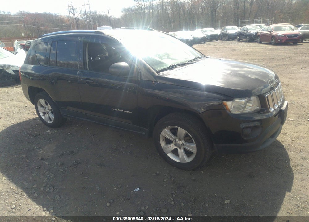 2012 JEEP COMPASS LATITUDE VIN: 1C4NJDEB7CD655550