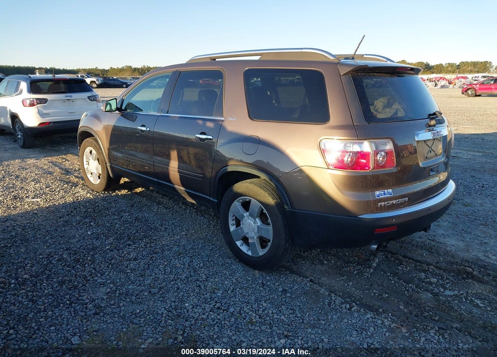 2008 GMC ACADIA SLT-2 VIN: 1GKER33708J127654