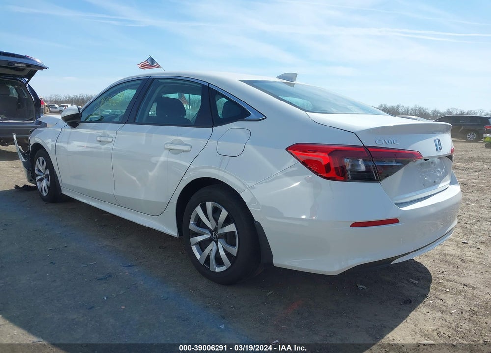 2023 HONDA CIVIC LX VIN: 2HGFE2F26PH542341
