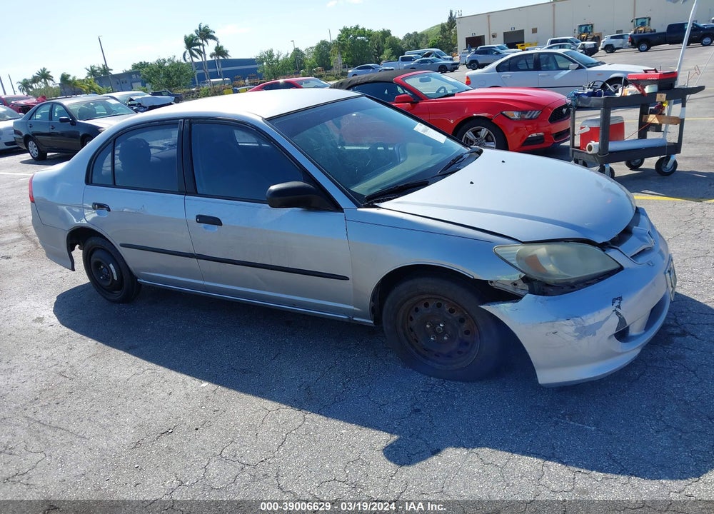 2004 HONDA CIVIC VP VIN: 1HGES16344L008745
