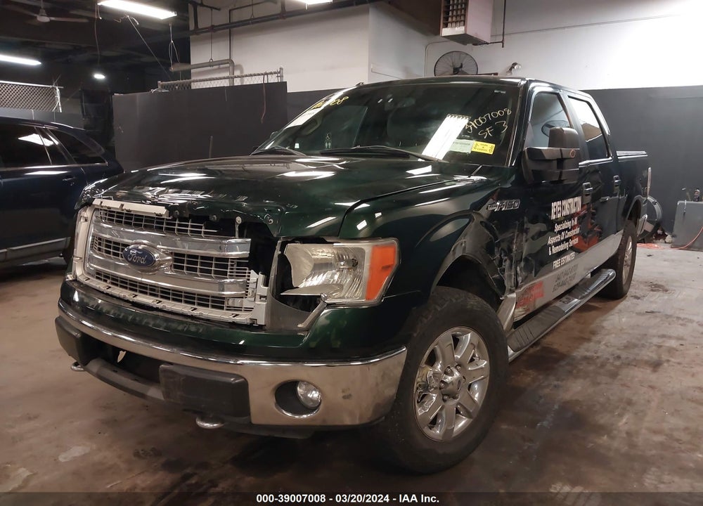 2014 FORD F-150 XLT VIN: 1FTFW1EF5EFB54784