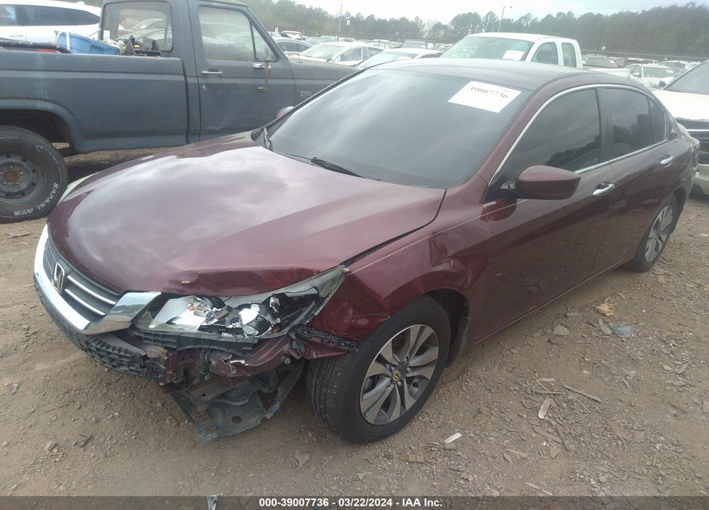 2013 HONDA ACCORD LX VIN: 1HGCR2F37DA186024
