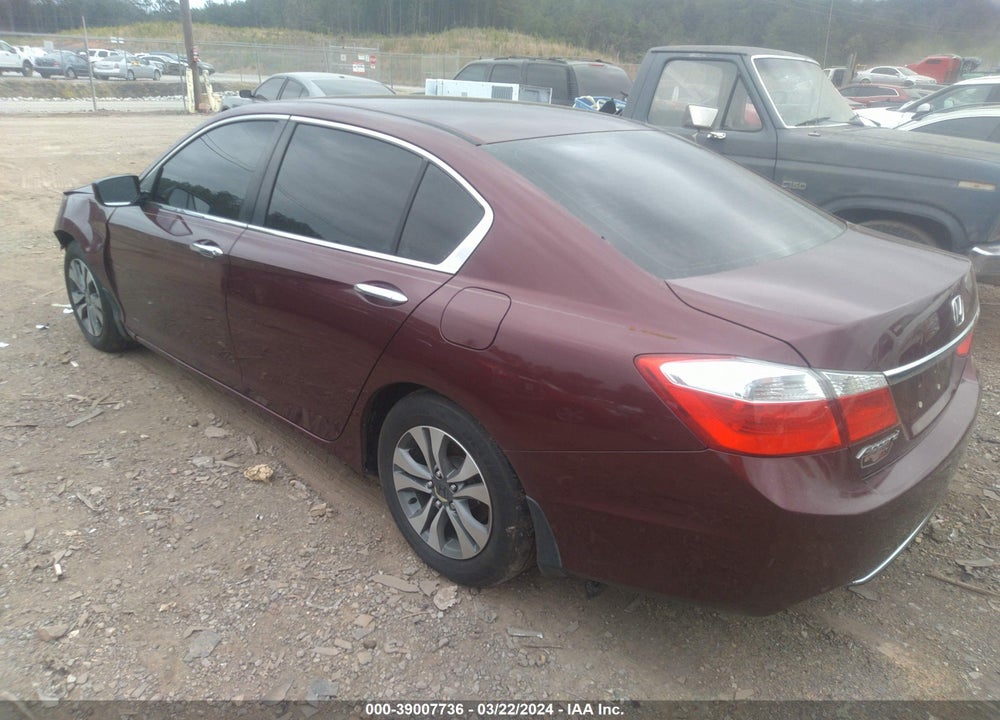 2013 HONDA ACCORD LX VIN: 1HGCR2F37DA186024