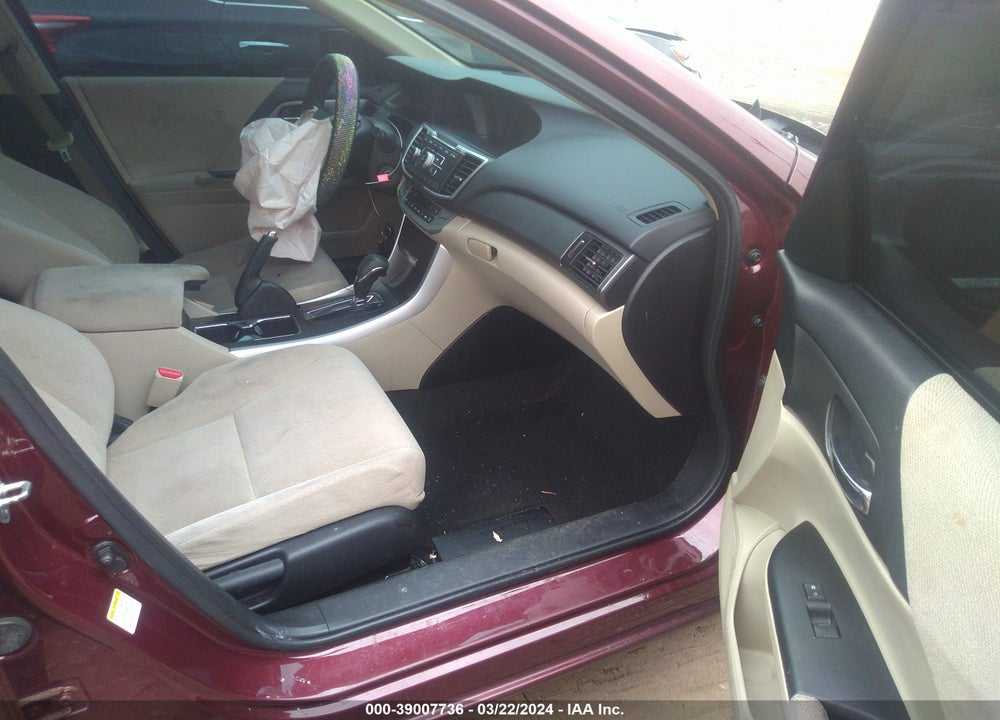 2013 HONDA ACCORD LX VIN: 1HGCR2F37DA186024