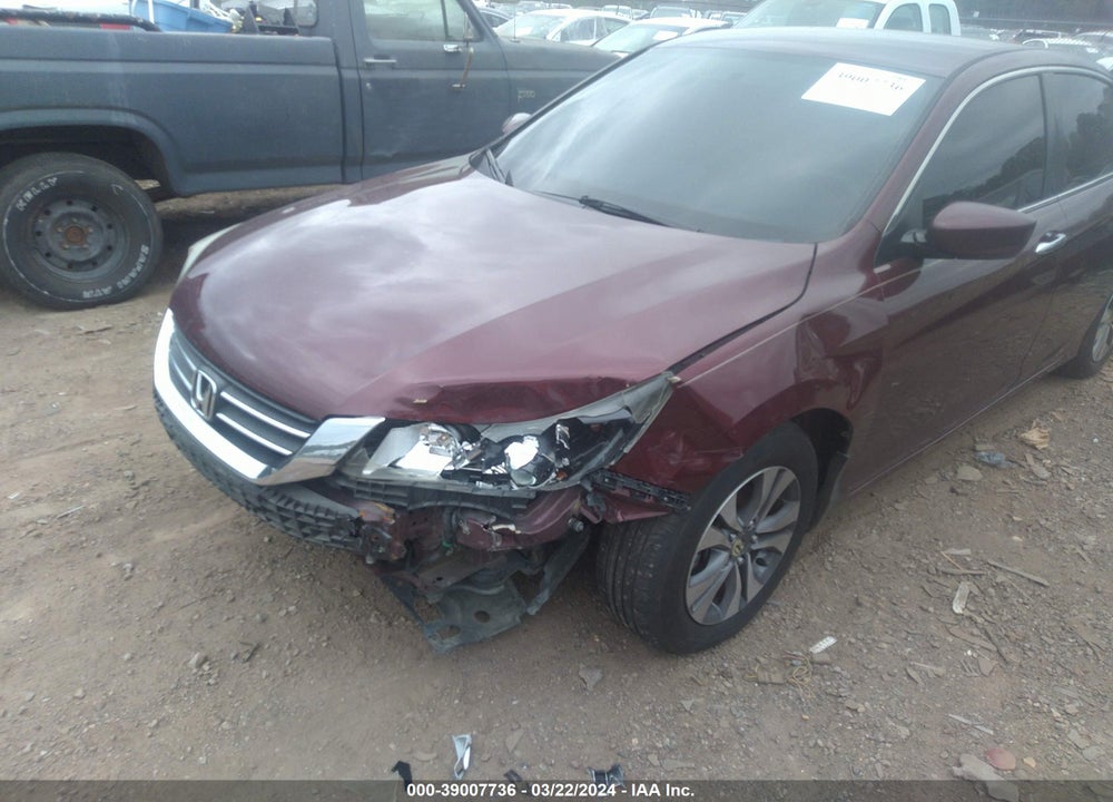 2013 HONDA ACCORD LX VIN: 1HGCR2F37DA186024