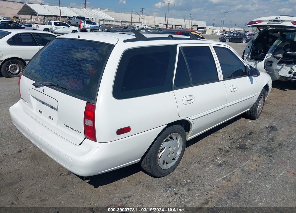 1998 MERCURY TRACER LS VIN: 3MEFM15P0WR601958