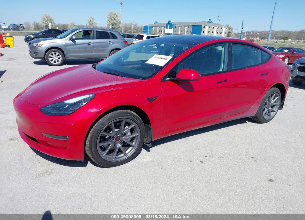2023 TESLA MODEL 3 LONG RANGE DUAL MOTOR ALL-WHEEL DRIVE VIN: 5YJ3E1EB7PF636439