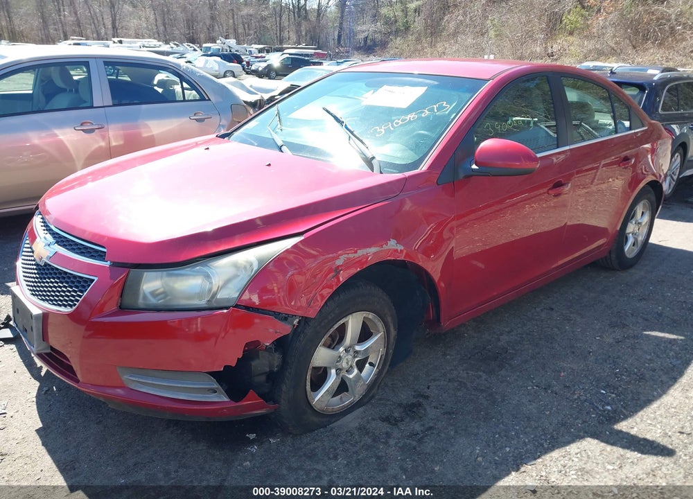 2012 CHEVROLET CRUZE LT VIN: 1G1PE5SC1C7103906