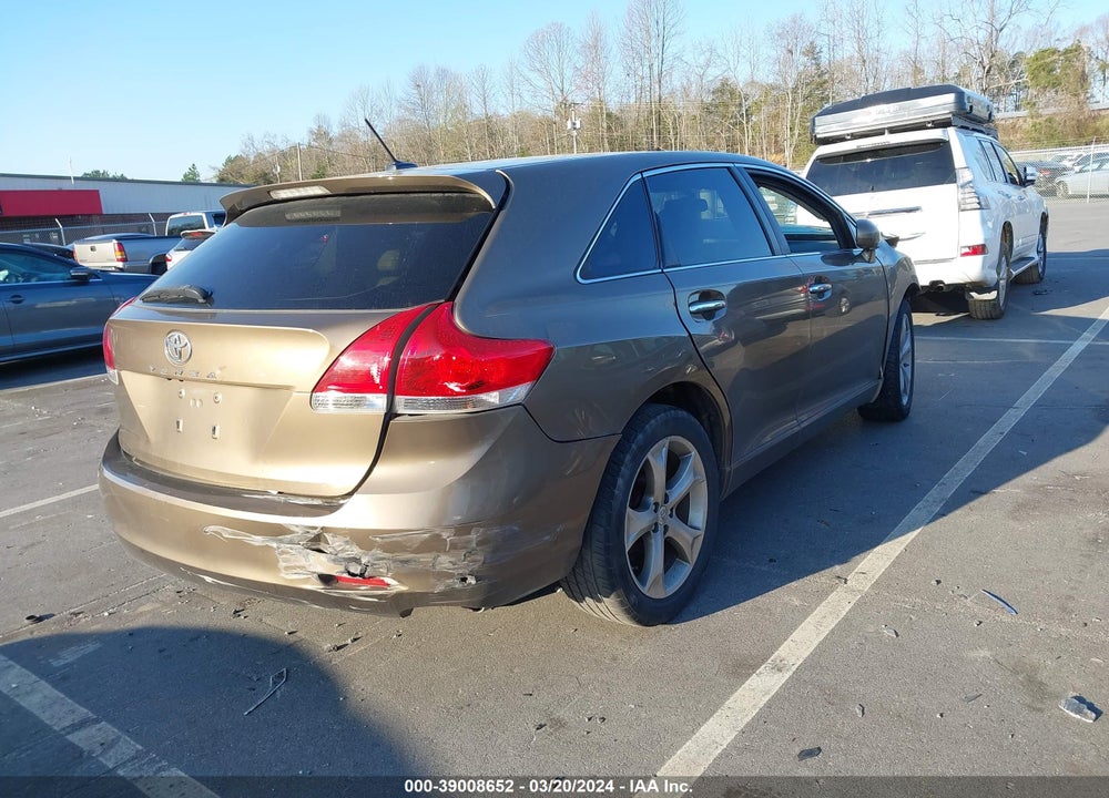 2011 TOYOTA VENZA BASE V6 VIN: 4T3ZK3BB8BU043601