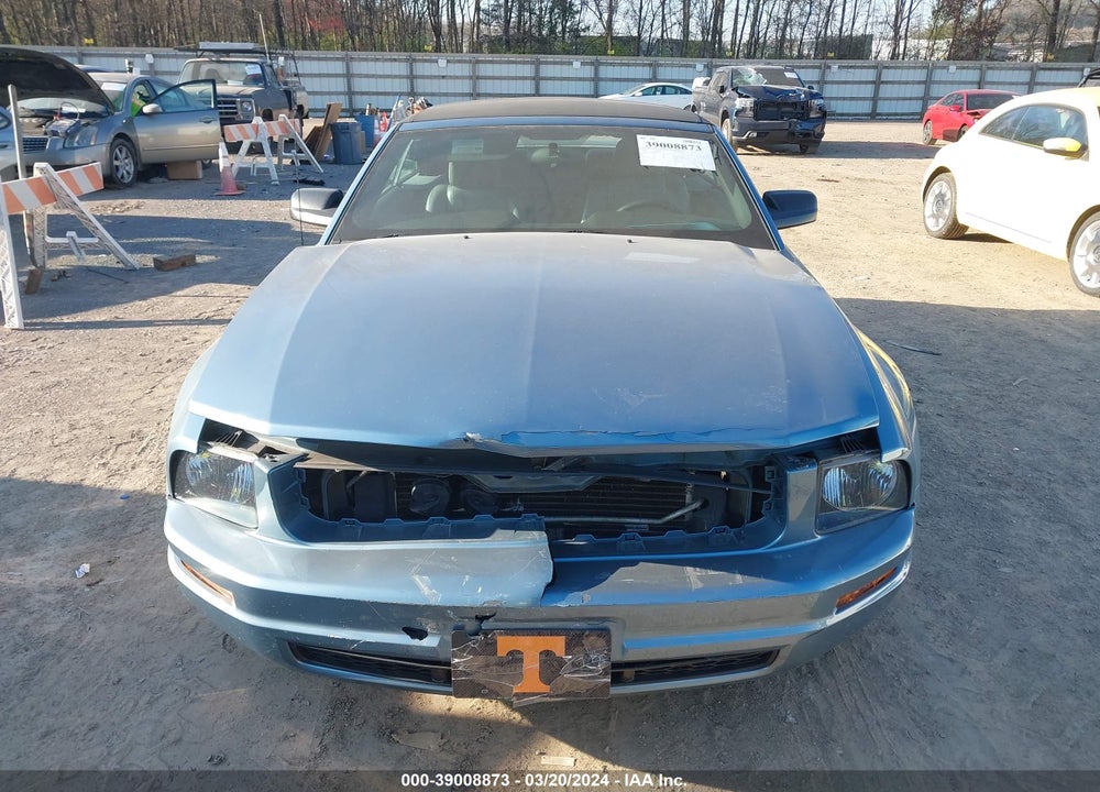2006 FORD MUSTANG V6 VIN: 1ZVFT84N965105912