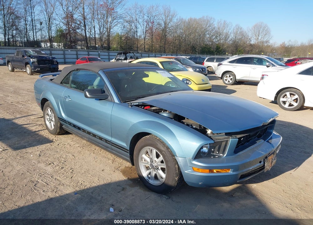 2006 FORD MUSTANG V6 VIN: 1ZVFT84N965105912