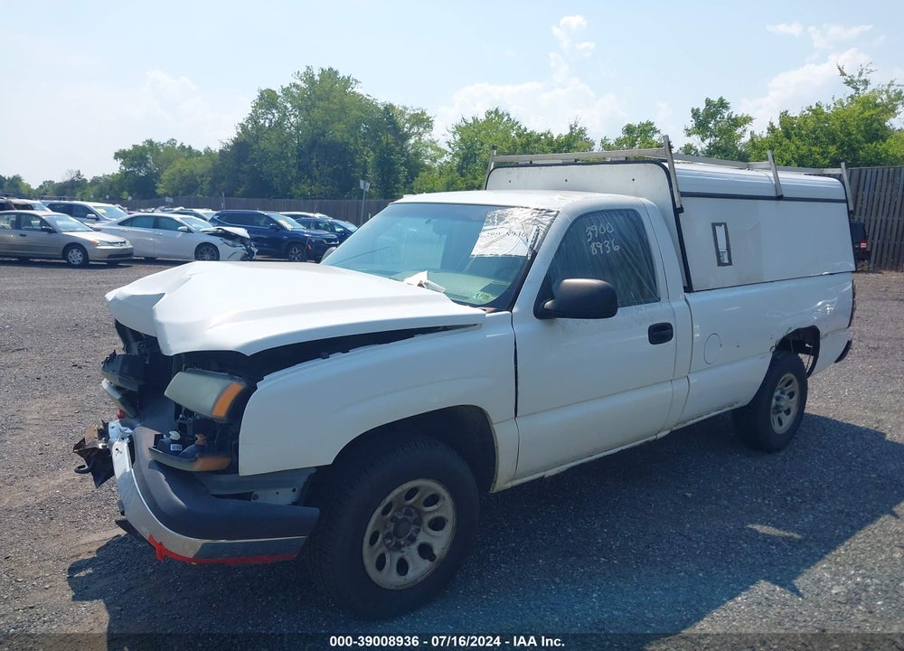 2006 CHEVROLET SILVERADO 1500 WORK TRUCK VIN: 1GCEK14Z16Z283818