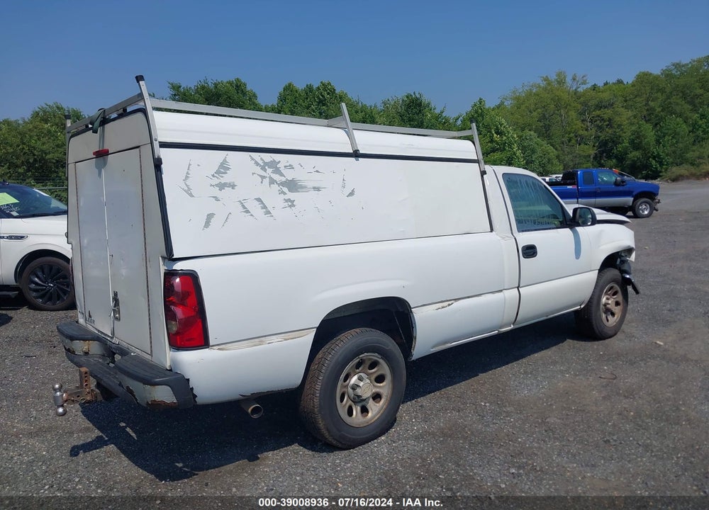 2006 CHEVROLET SILVERADO 1500 WORK TRUCK VIN: 1GCEK14Z16Z283818