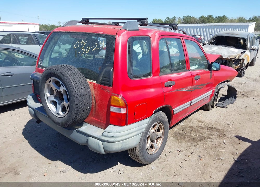 2001 CHEVROLET TRACKER HARD TOP BASE VIN: 2CNBJ13C816930556