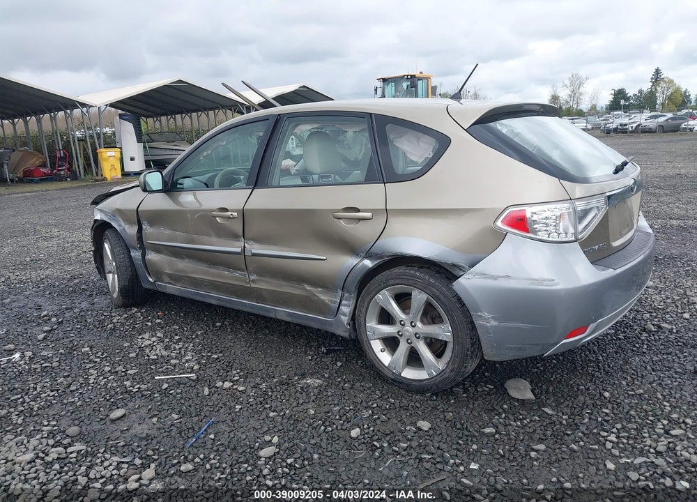 2008 SUBARU IMPREZA OUTBACK SPORT VIN: JF1GH63658H835847