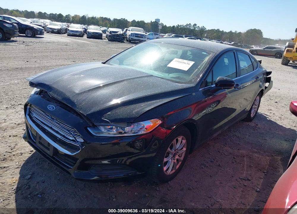 2016 FORD FUSION S VIN: 3FA6P0G72GR159224
