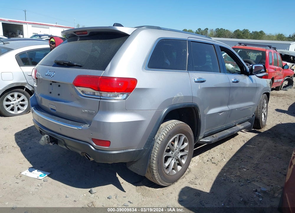 2015 JEEP GRAND CHEROKEE LIMITED VIN: 1C4RJFBG1FC726376
