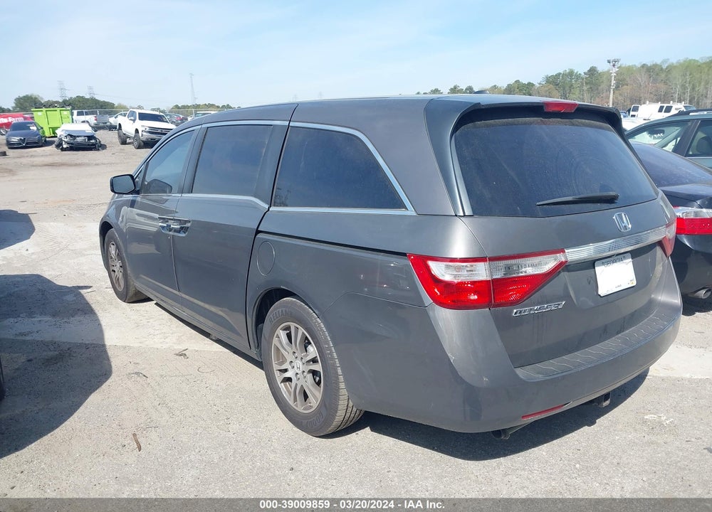 2011 HONDA ODYSSEY EX-L VIN: 5FNRL5H67BB082351