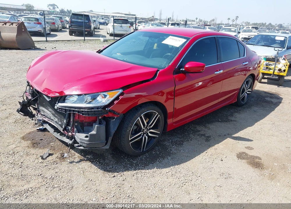 2016 HONDA ACCORD SPORT VIN: 1HGCR2F51GA135348