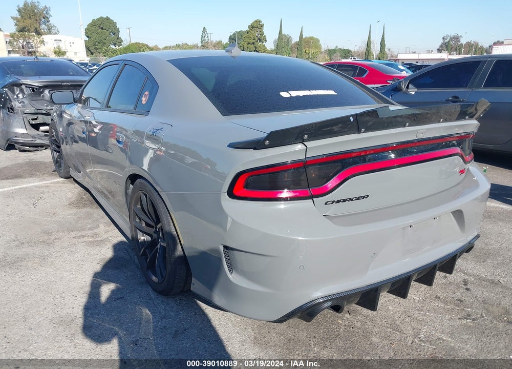 2018 DODGE CHARGER R/T SCAT PACK RWD VIN: 2C3CDXGJXJH329962