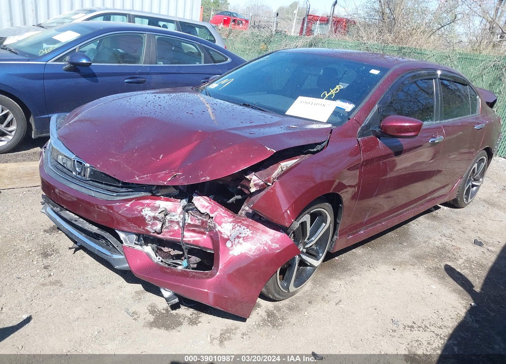 2017 HONDA ACCORD SPORT VIN: 1HGCR2F51HA146223