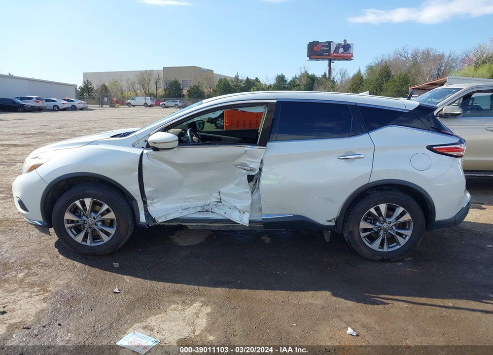 2015 NISSAN MURANO S VIN: 5N1AZ2MG3FN251924