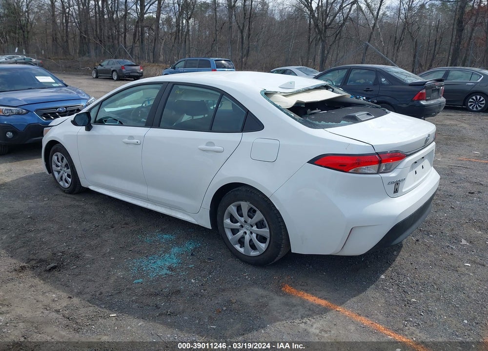 2023 TOYOTA COROLLA LE VIN: 5YFB4MDE1PP029596