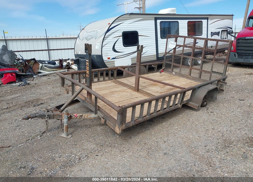 2014 TIGER UTILITY TRAILER 7X14 VIN: 5UTBU1412EM000099